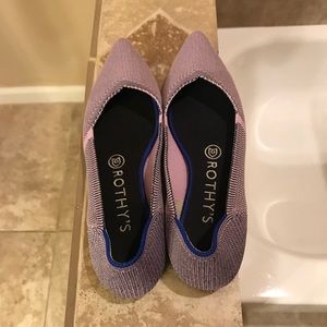 Rothy’s The Point- lilac stripe